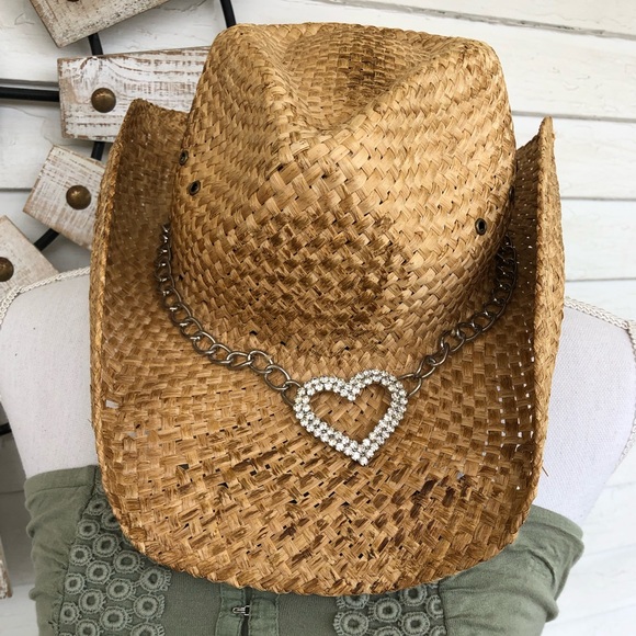 straw cowgirl hats with bling